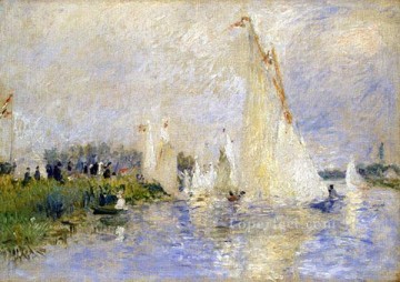  Argenteuil Canvas - regatta at argenteuil Pierre Auguste Renoir